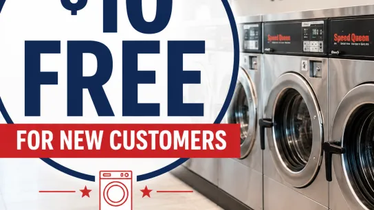 Get $10 FREE Laundry Credit